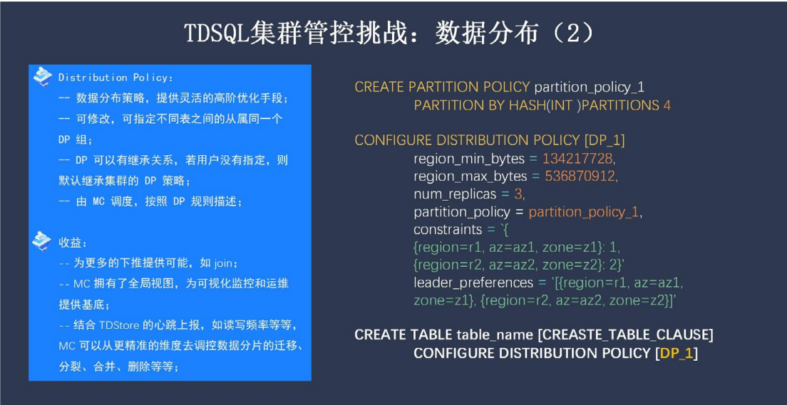 企业级分布式数据库 TDSQL 元数据管控与集群调度