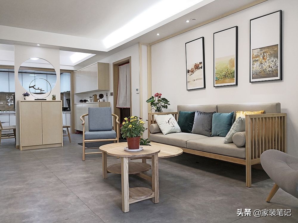 156平米的新中式风格，完工实景完美还原效果图，走进去看太惊艳