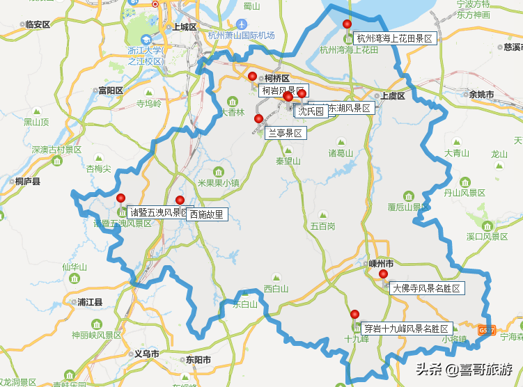 浙江省绍兴市十大景区有哪些？自驾游如何安排行程？