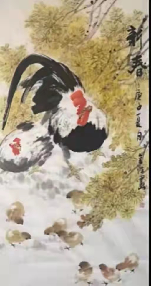 铁道兵美术组罗金宝国画、书法作品欣赏 作者/铁八师 罗金保