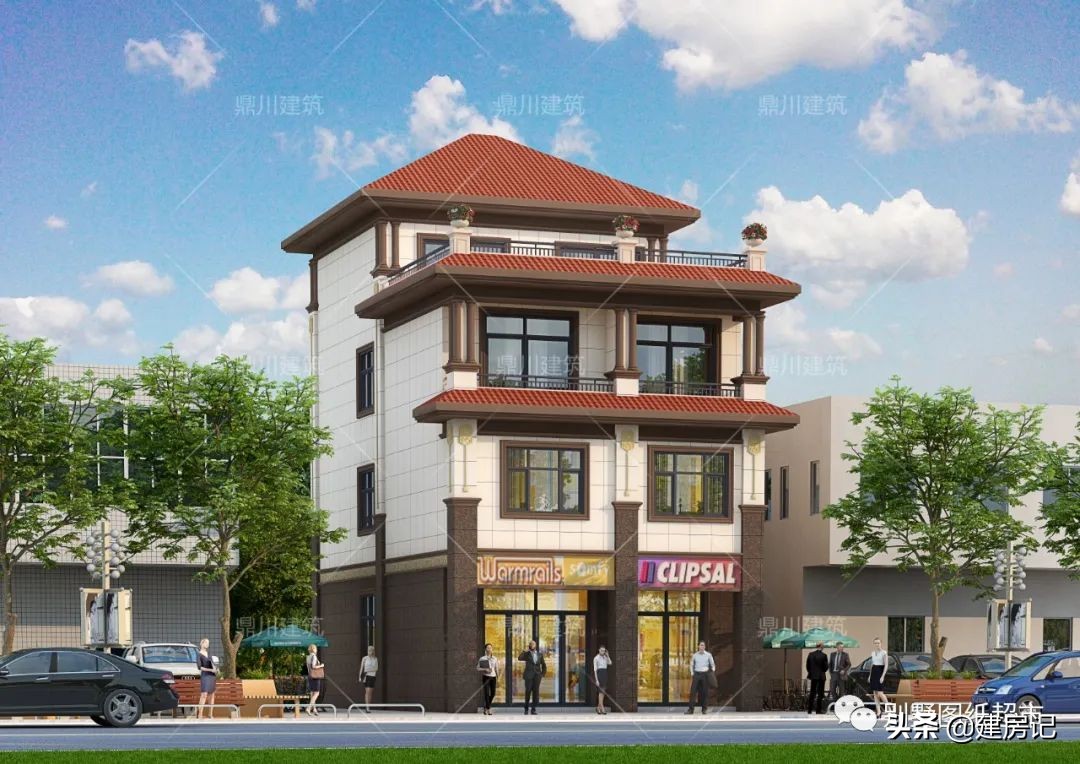 宅基地临街千万别浪费，江苏7套带商铺别墅，商住两用赚钱又安居