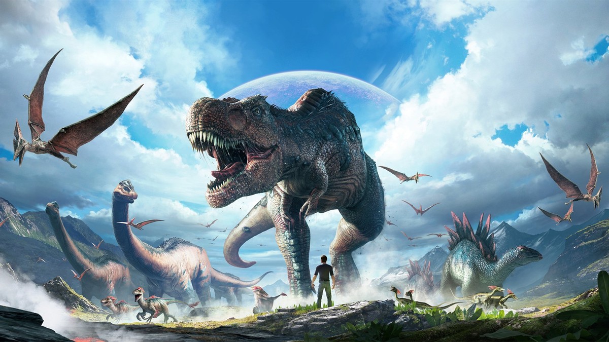 Steam10款高画质游戏推荐，《方舟生存进化》剑齿虎是天生的猎人
