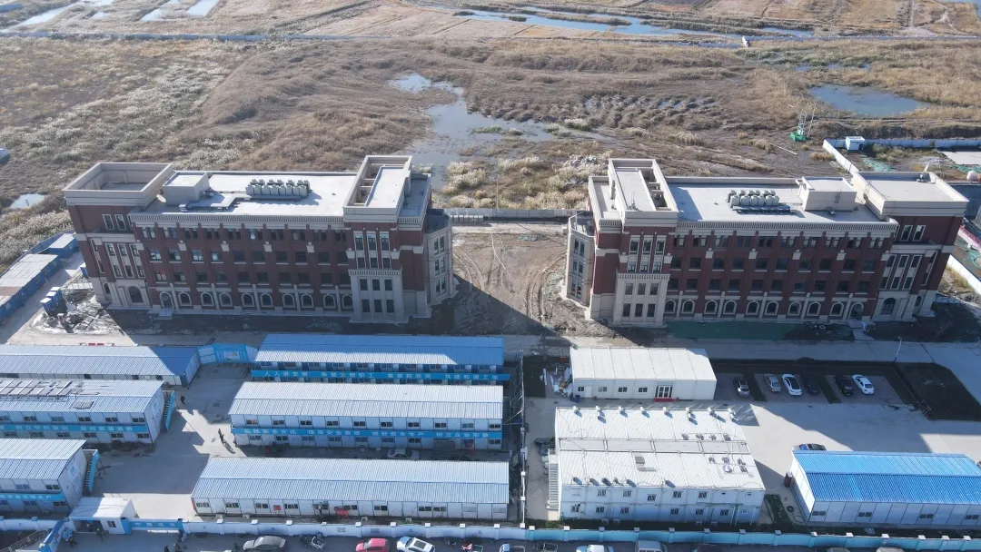 先睹为快！天津医科大学新校区一期工程主体封顶了