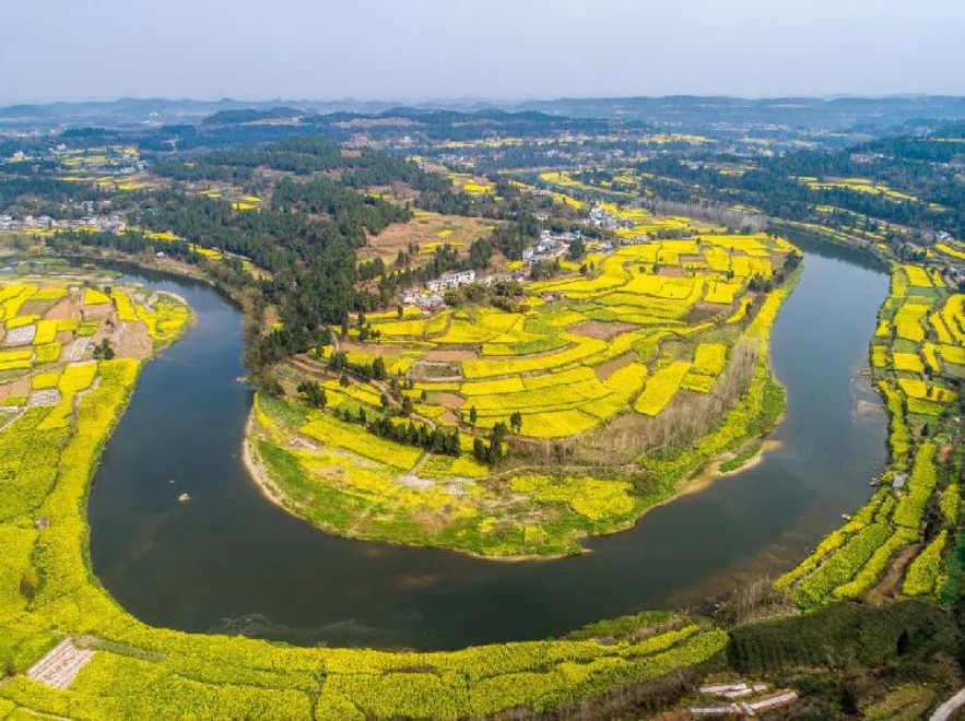 四川盆地真实图片图片