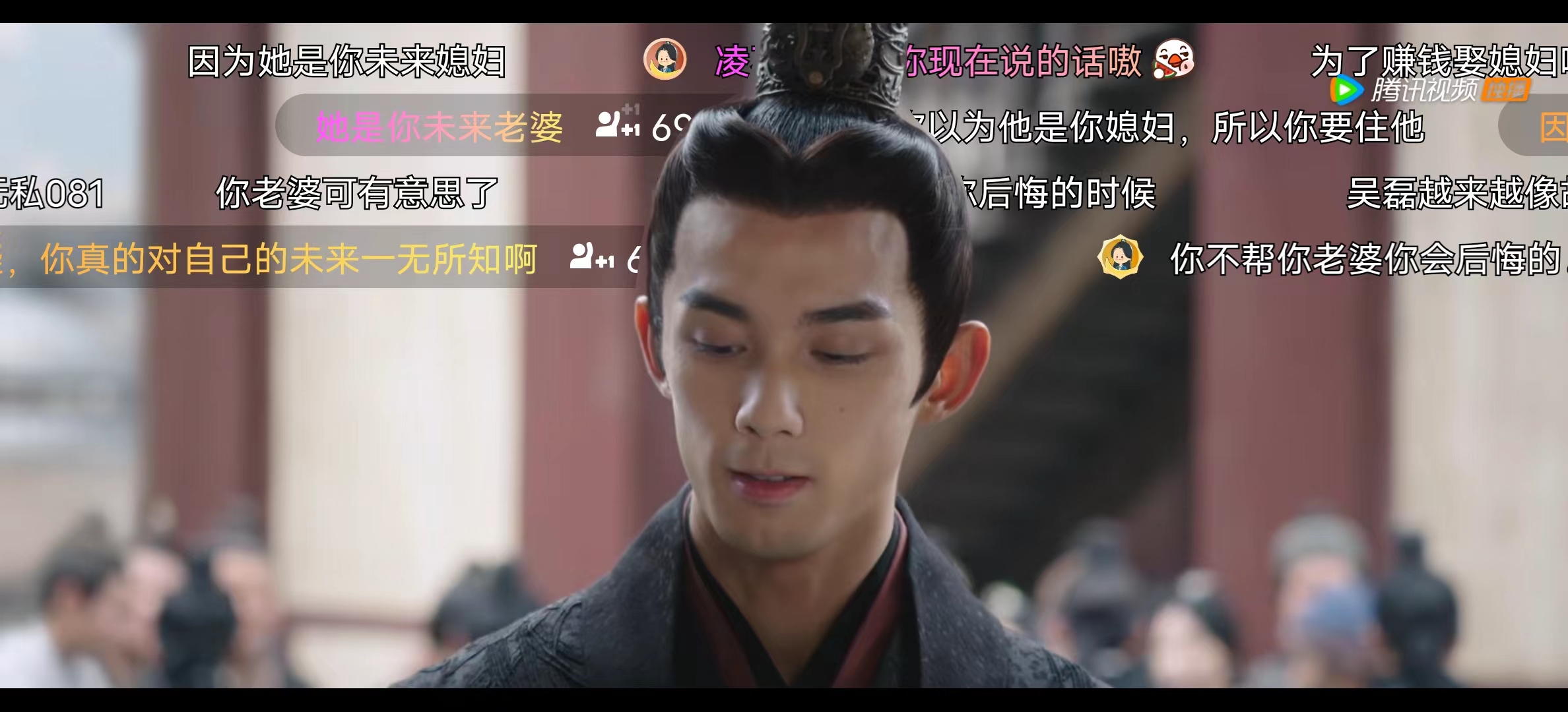 《星汉灿烂》弹幕①：小说的少年将军终于有脸了