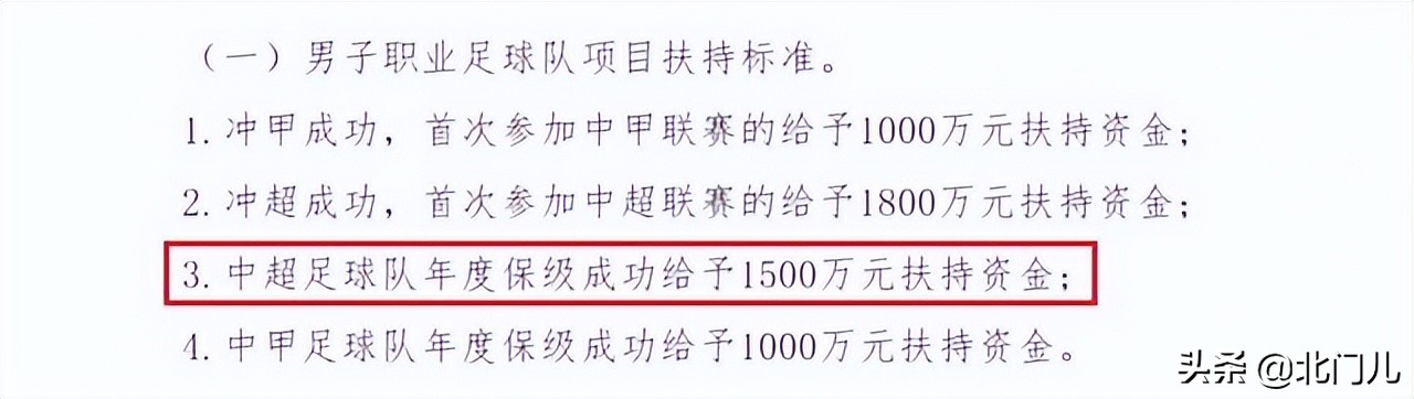 得到中超冠军有什么奖励(官宣：中超升班马待遇大爆发，满足1条件=奖1500万，顶1支广州队)