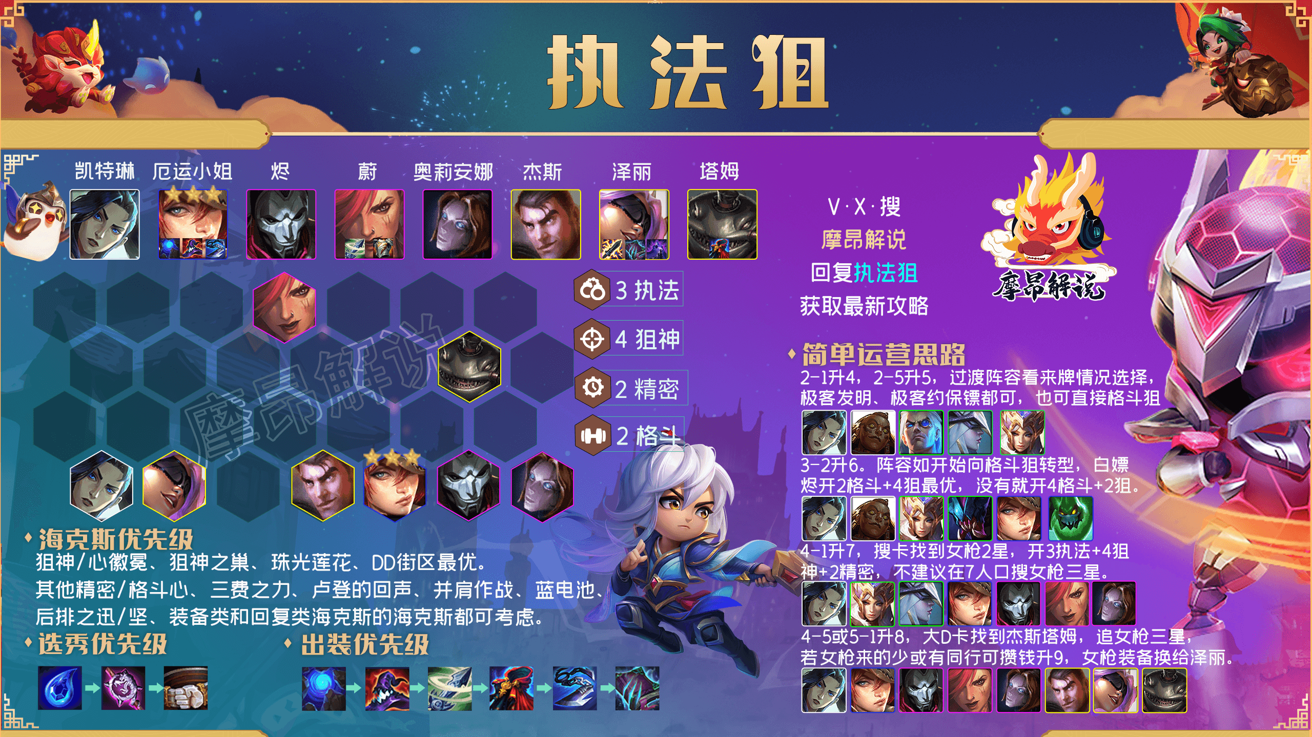 金铲铲弈周报：顶级阵容排行，“D卡流”称王，黑魔枪归来