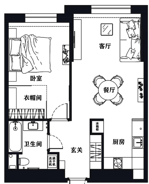 离婚后第一年，43岁的她住进51㎡的公寓，生活得让人赏心悦目