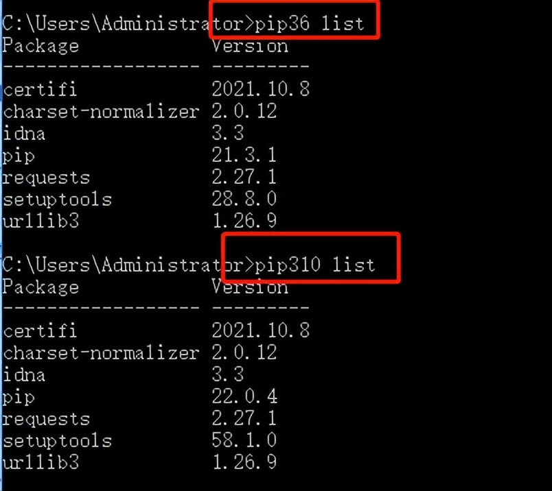 电脑中存在多个版本的Python如何不冲突？