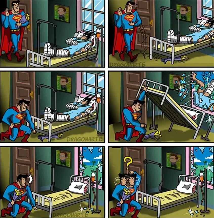 漫威DC搞笑漫画，蝙蝠侠和超人比赛射飞镖，闪电侠：你们礼貌吗？