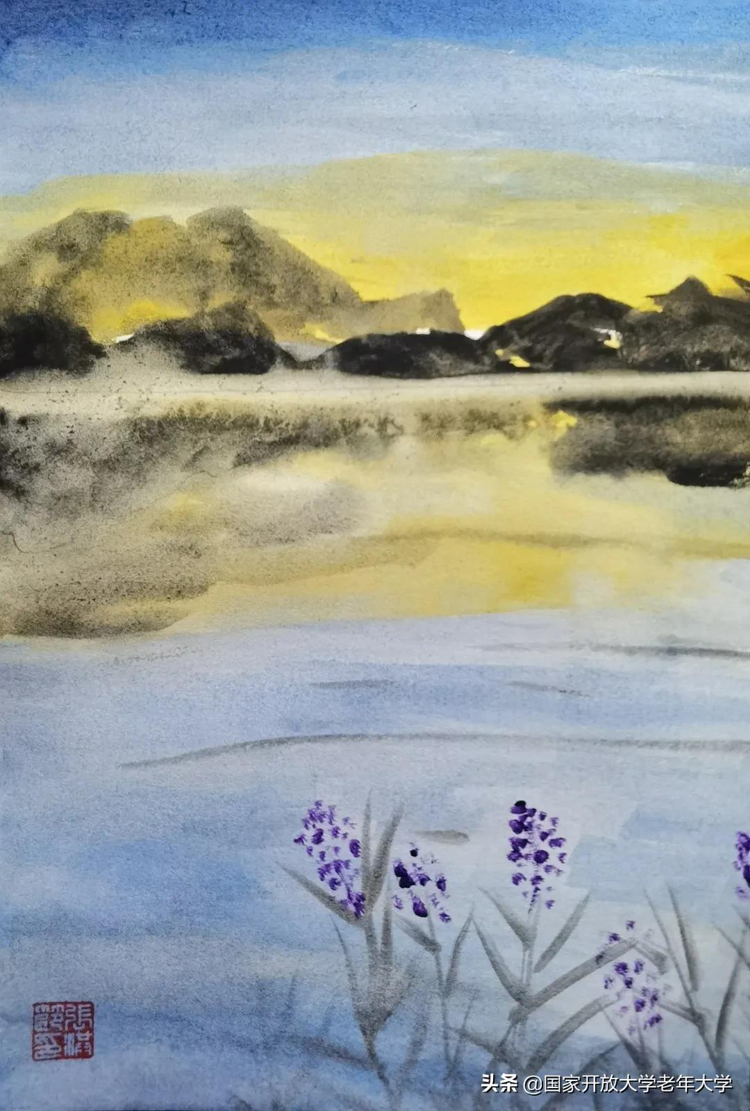 在校园·良作 | 水彩让我们的青春重新绽放——水彩画初级班学员作品