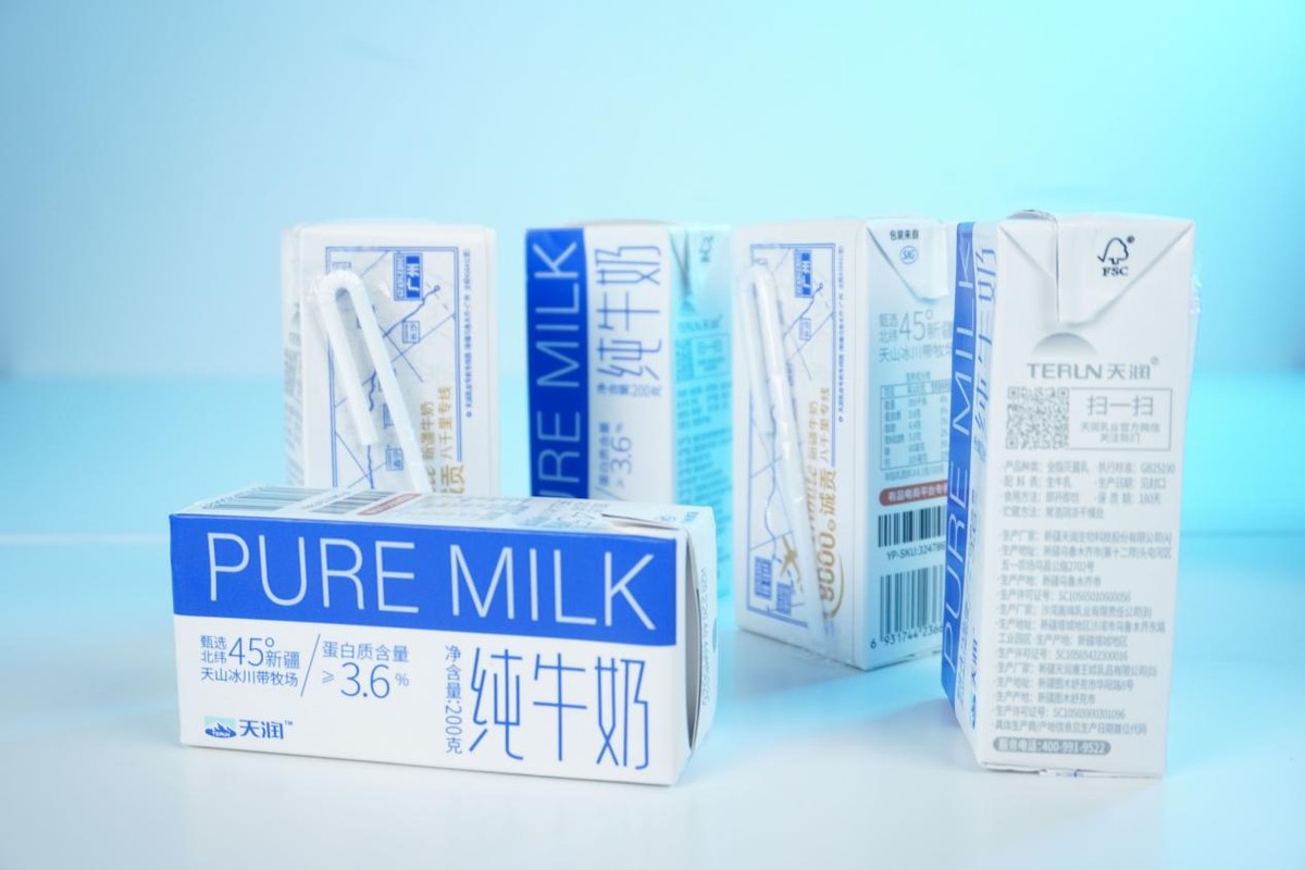 鲜香纯浓，营养好喝，新疆天润纯牛奶