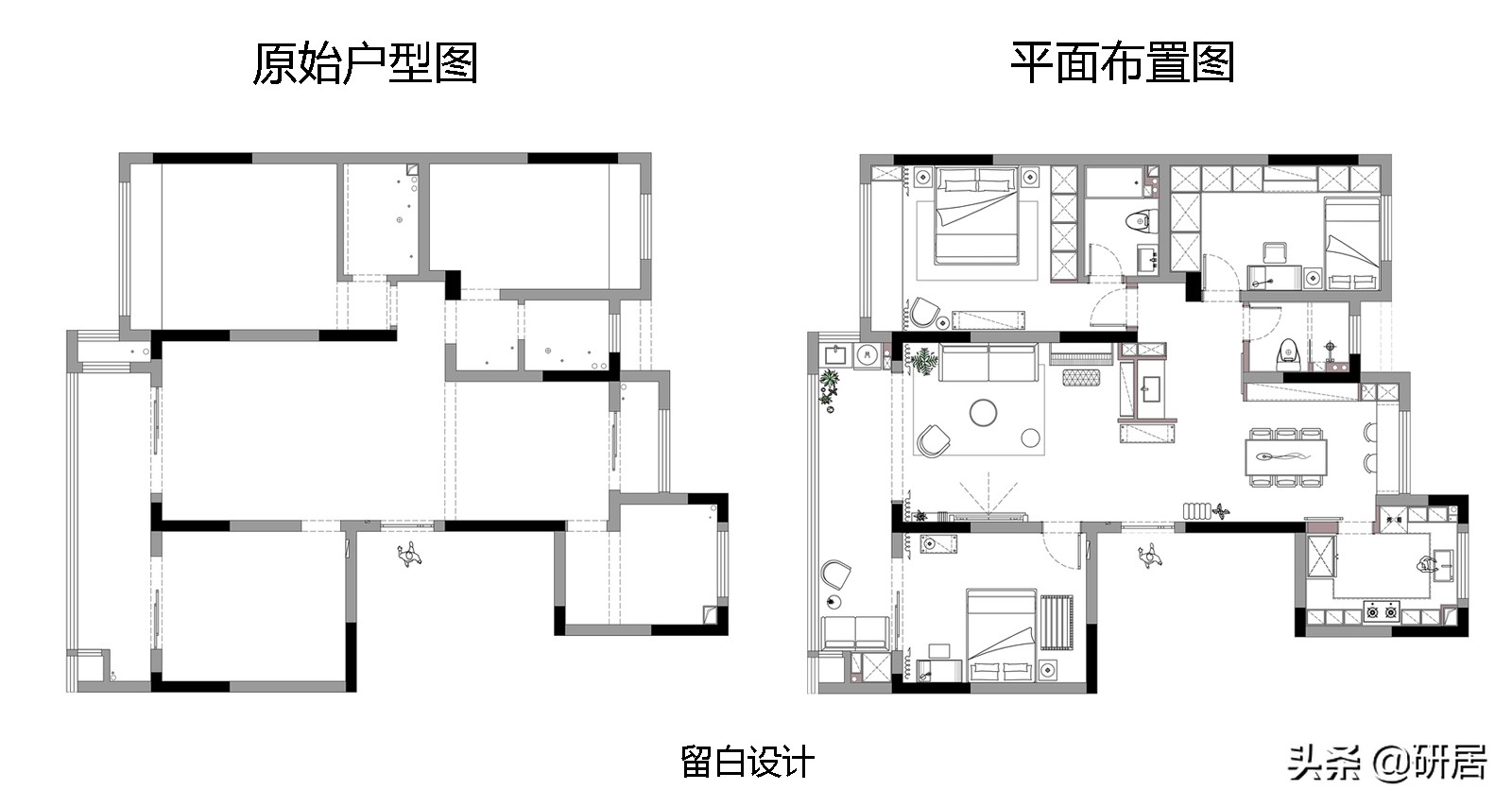 九十平米现代北欧风三口之家温馨装修效果图