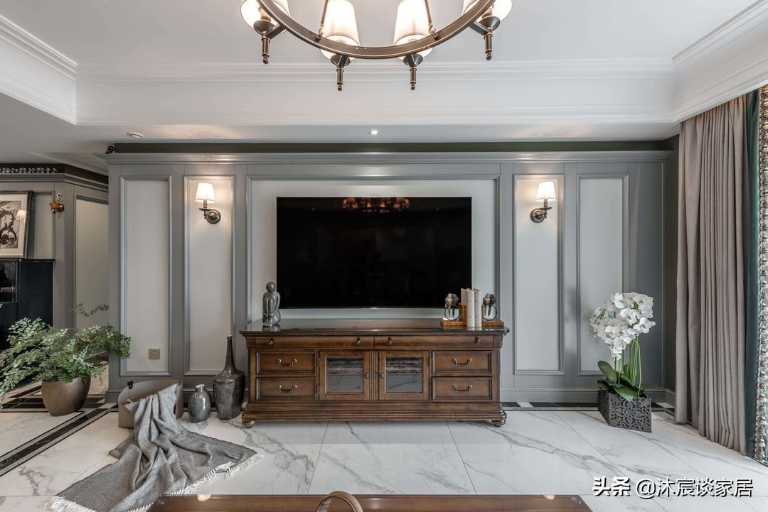 她不要“网红”风格，新家装成经典美式风，随处可见的优雅与浪漫