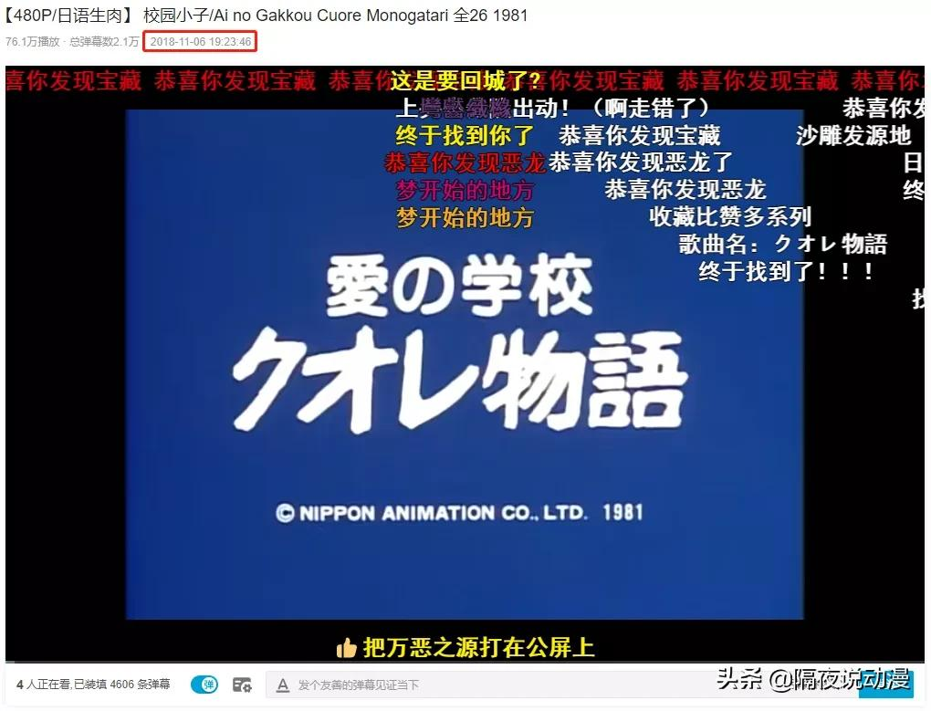 ​一部40年前的日本动画，为何能排到2021年B站年度热门动画第5？