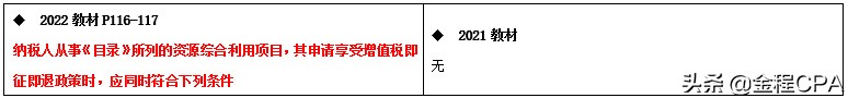 CPA税法教材变动超详细版，收藏