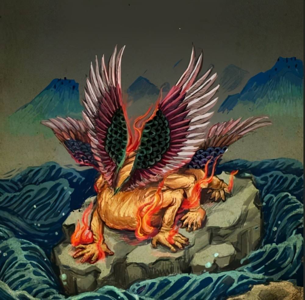山海经最强十大神兽：鲲鹏吞噬万物只能垫底，瑞兽不能进前三