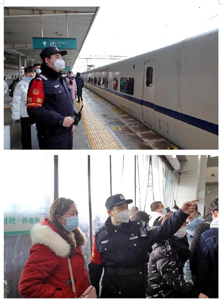 武铁麻城警方全力应对雨雪天气保障旅客节后平安出行