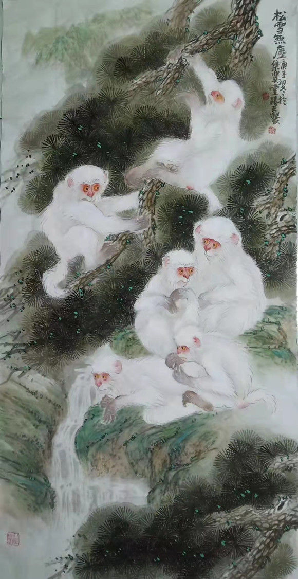 著名畫家 燕蕾字陽天—栩栩如生 出神入化