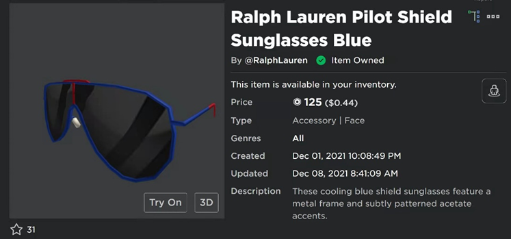拉尔夫劳伦什么档次，Ralph Lauren为什么入住元宇宙？