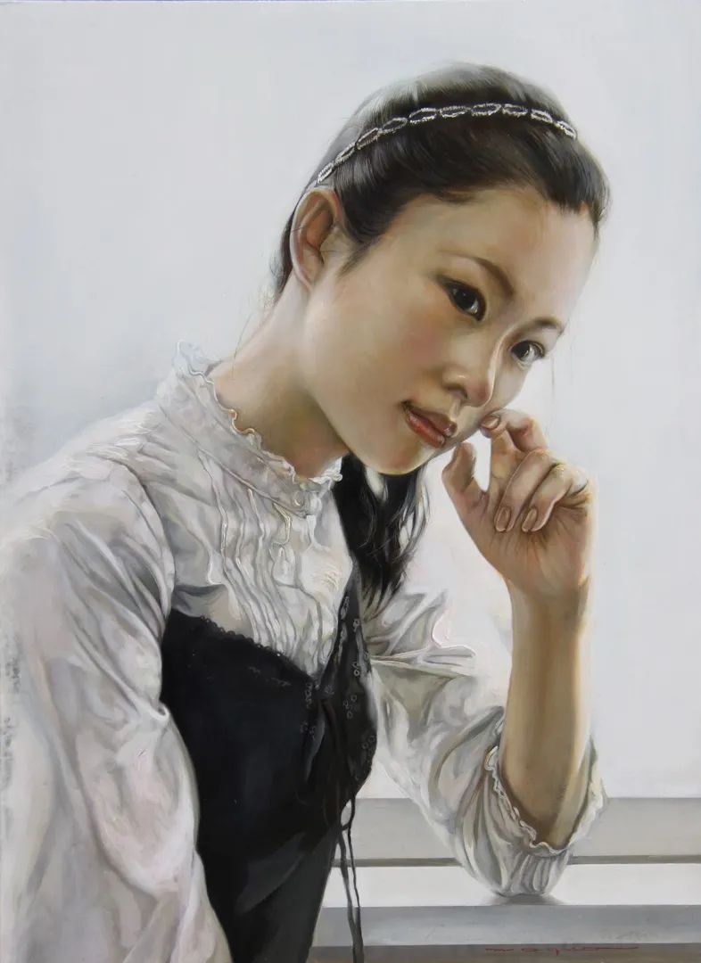 大野真本笔下的少女，含情脉脉，与你温情对视