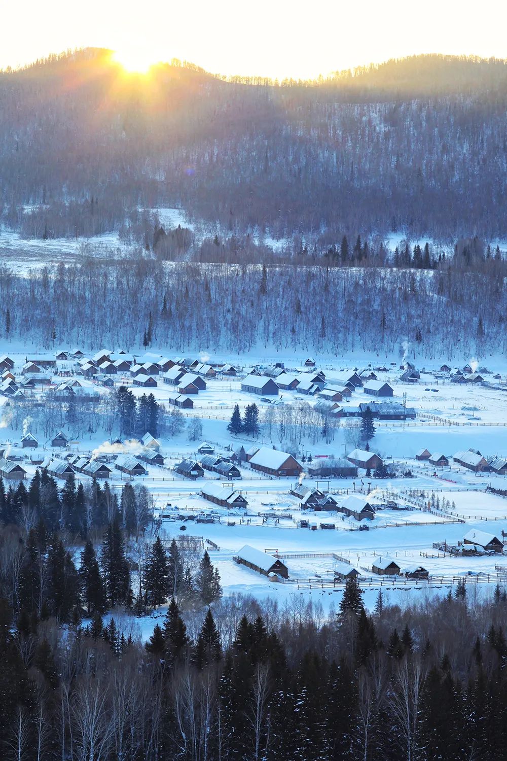 国内雪景天花板!新疆禾木的冰雪童话,会等你到3月底,私藏攻略