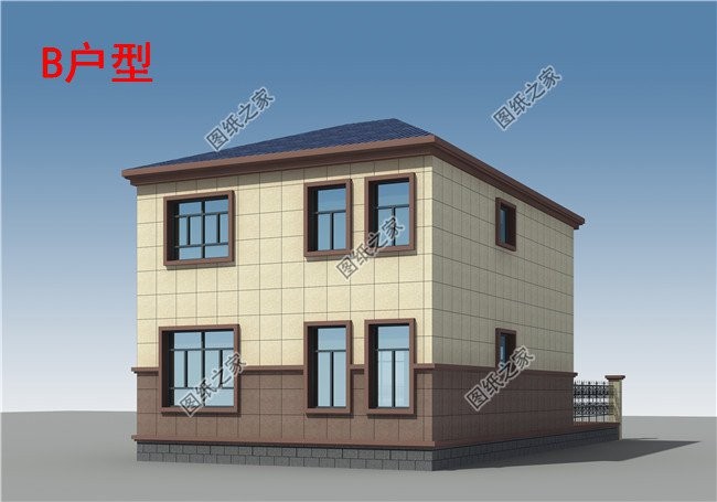 农村砖混二层设计图，有种复古感，欧式独特的氛围