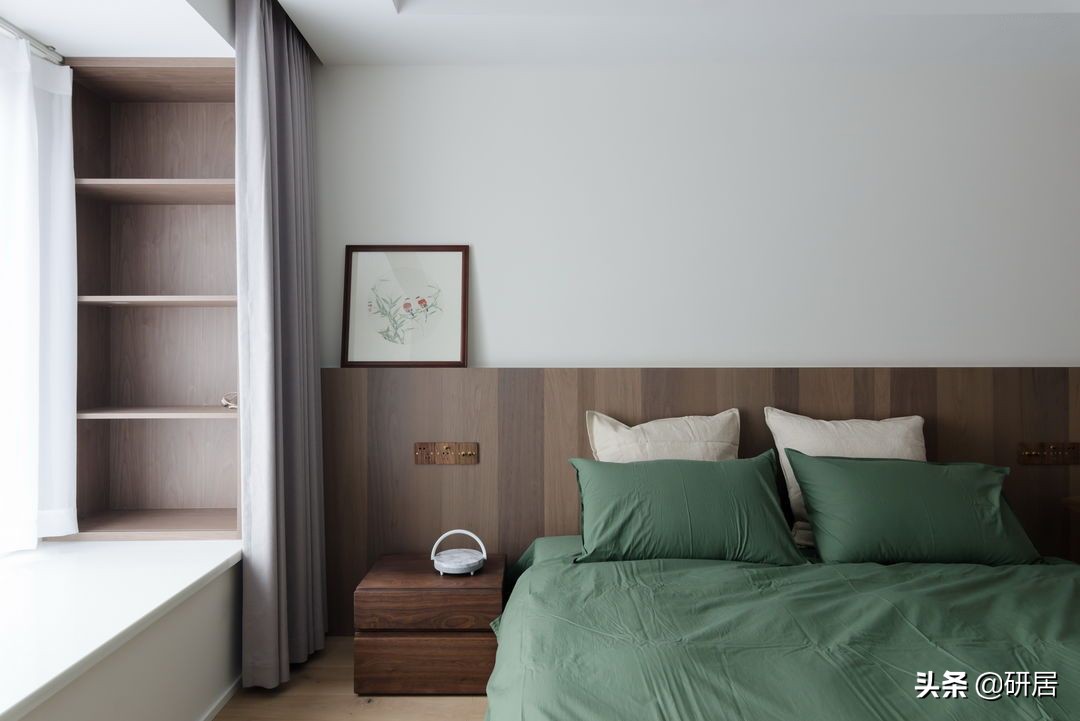 70后大叔的新家，不要门框和踢脚线，全屋化繁为简，氛围清净自然