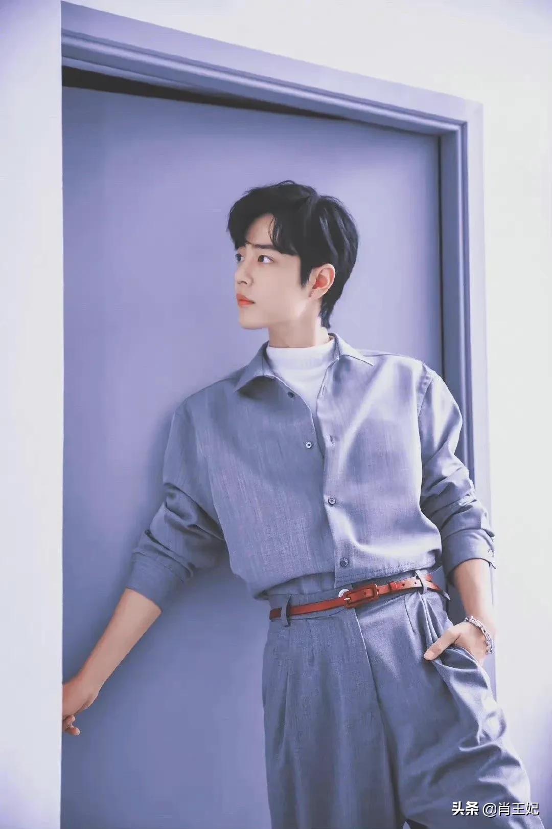 桃桃的一组生图,肖战的眼睛真好看,灵气逼人鲜花与少年绝配