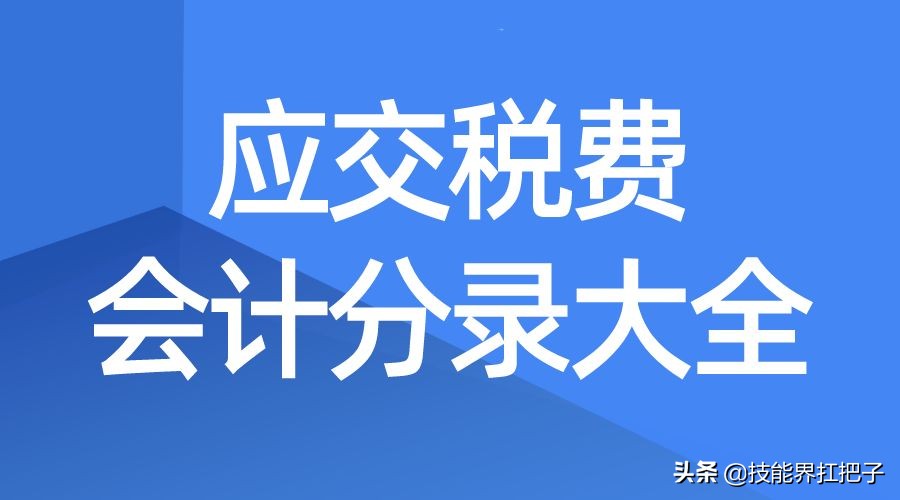 月薪2万的会计王姐，熬夜总结了21页应交税费会计分录大全，实用