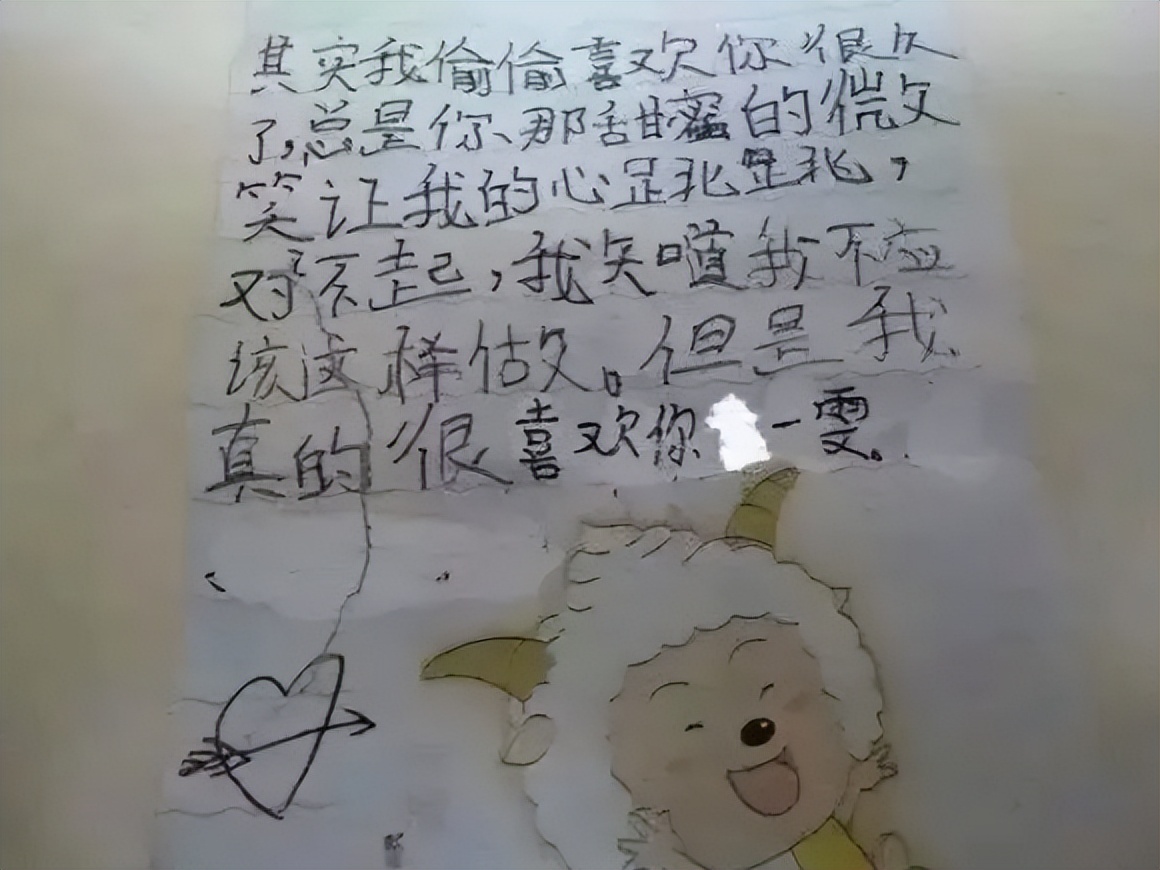 小學生表白情書意外火了,條理清晰又浪漫,大學生看後自愧不如