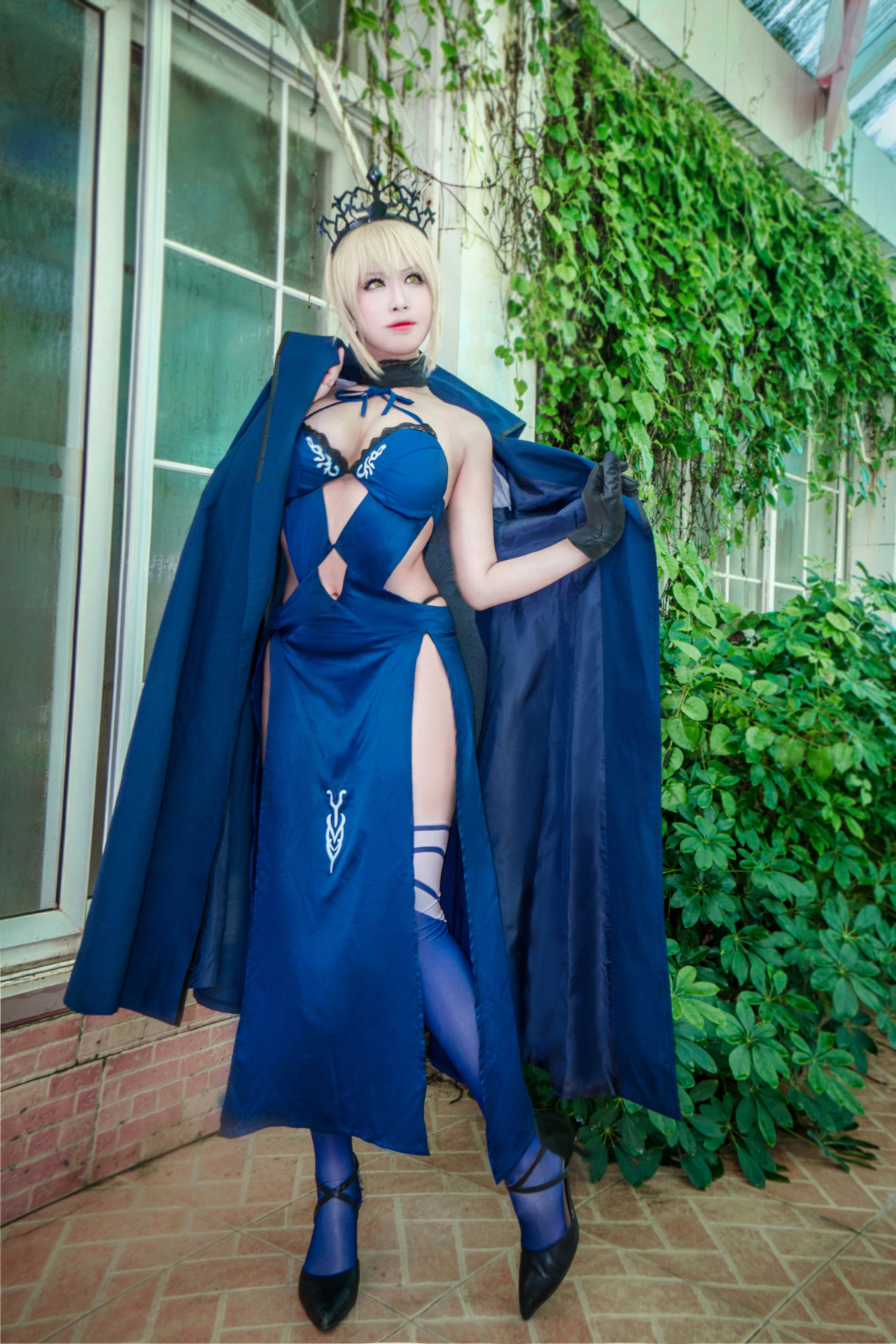 FateGrandOrder 黑saber cosplay