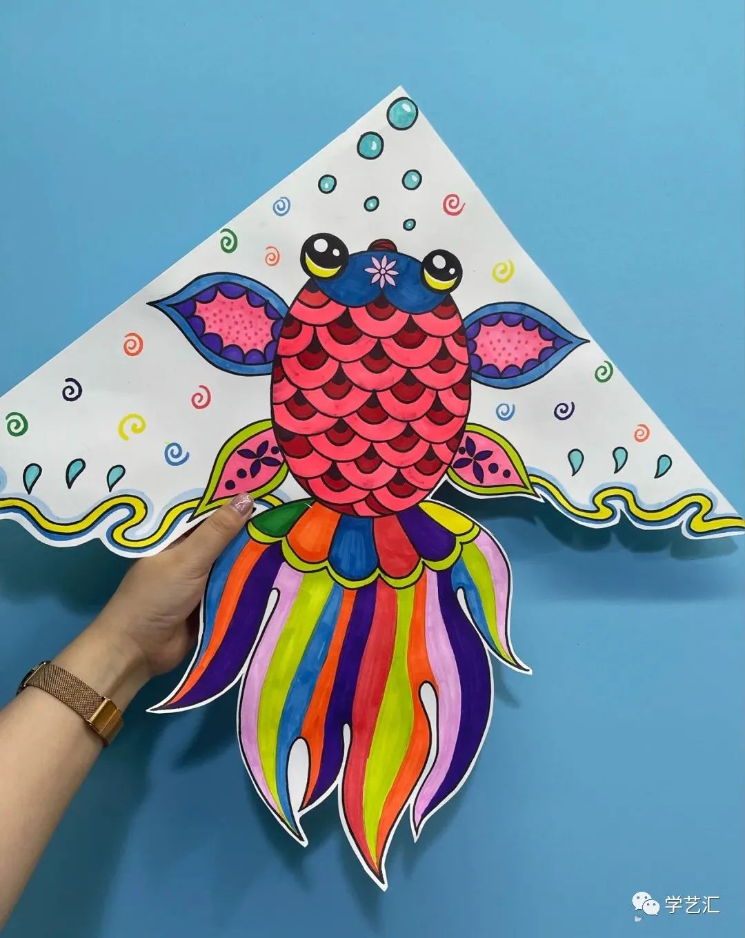 儿童画创作必备素材——42张儿童画，配色漂亮，造型简单