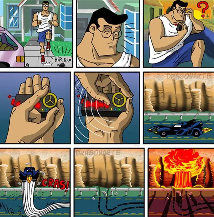 漫威DC搞笑漫画，蝙蝠侠和超人比赛射飞镖，闪电侠：你们礼貌吗？