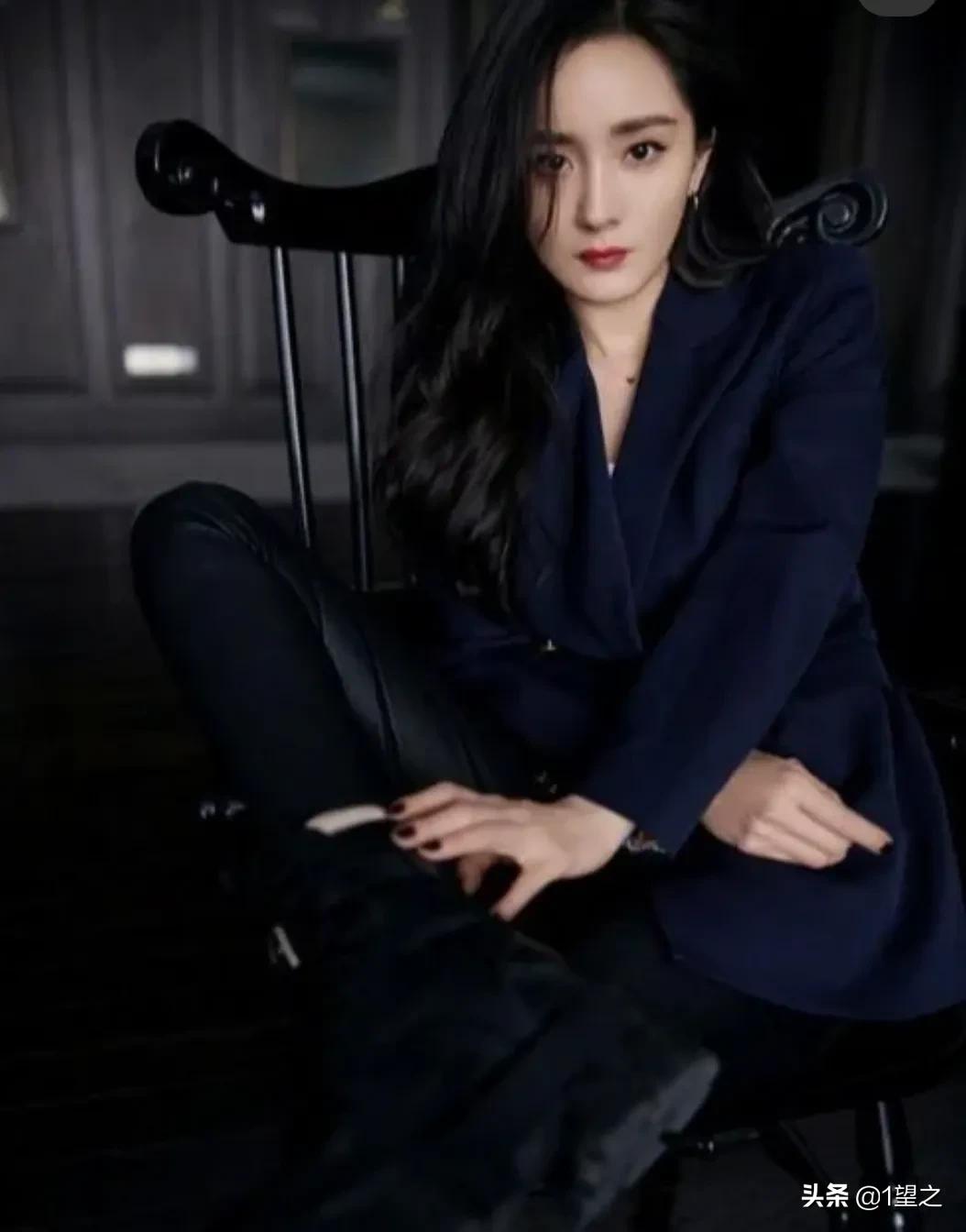 又飒又酷的女明星太美了