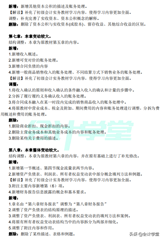 刚刚，财政部发布2022初级会计考纲！教材变化比例高达40%