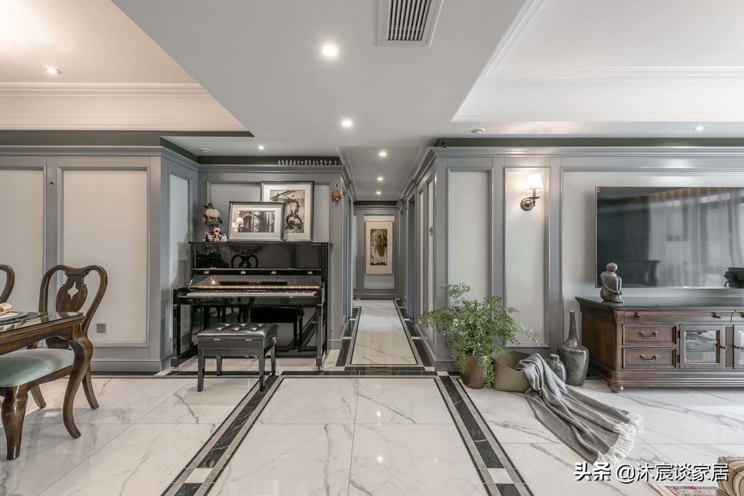 她不要“网红”风格，新家装成经典美式风，随处可见的优雅与浪漫