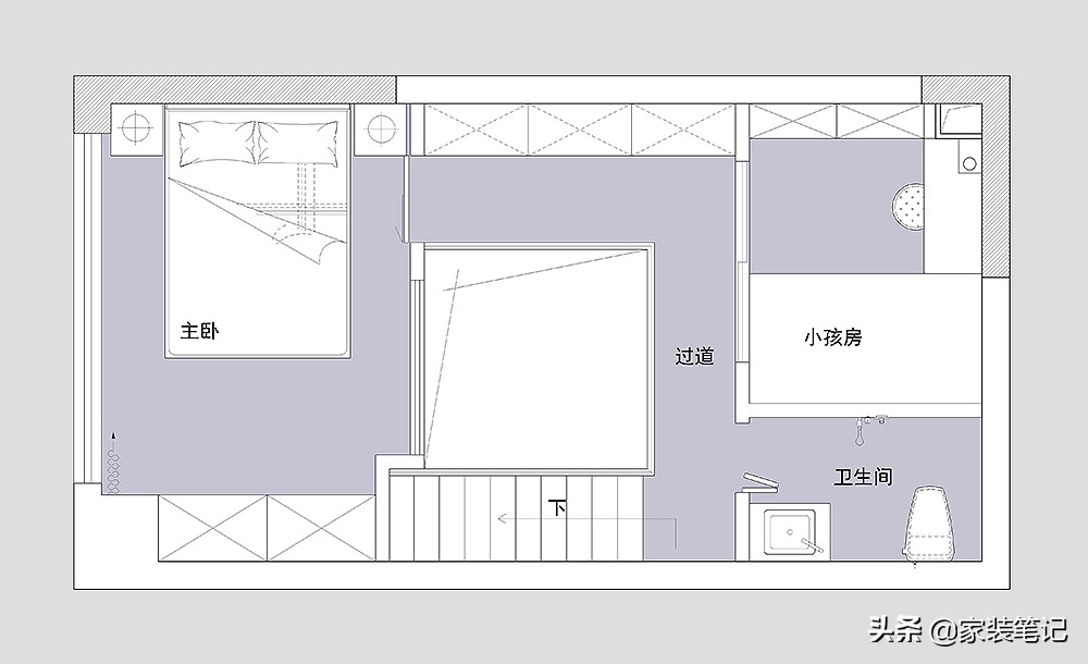 没想到仅有35㎡的loft公寓，还能装这么好看，走进去就感受到惊艳