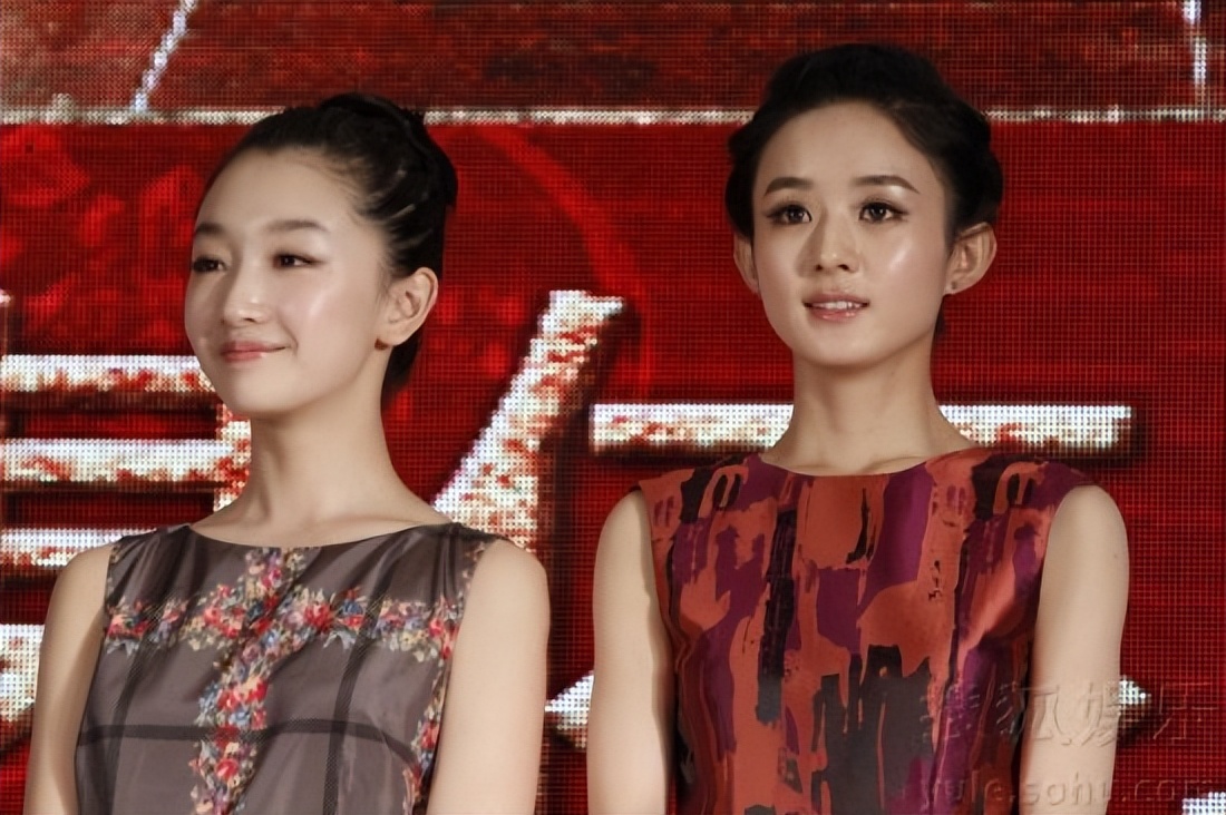 24岁周冬雨和29岁赵丽颖同框，满屏尽是尴尬，小5岁竟完败