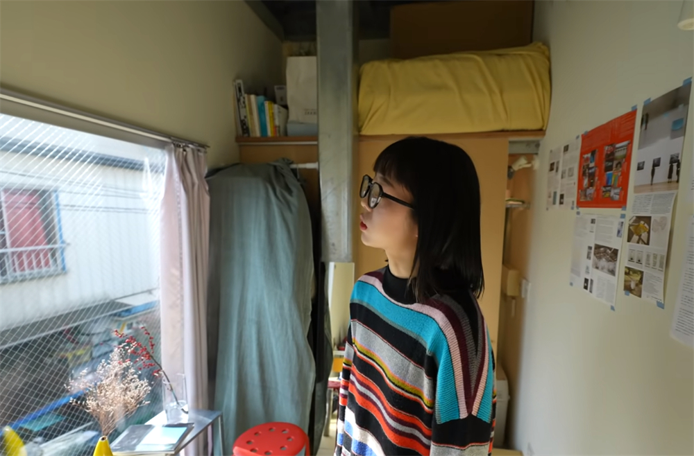 日本22岁女生住7㎡劏房，在迷你蜗居中生活1年，网友：也太逼仄了