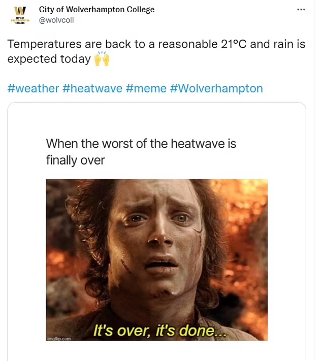 热浪over！英国温度一夜骤降15℃，多地迎来大降雨