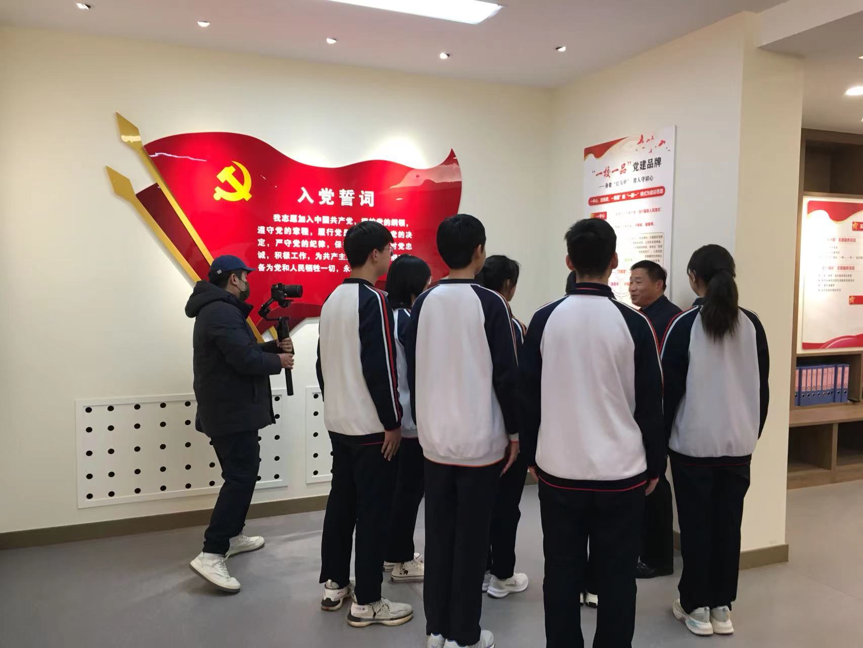 济南教育党建品牌拍摄走进济南十一中学–上山传媒-上山传媒