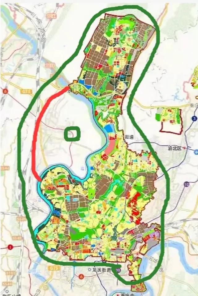 重庆市中心城区(从重庆主城规划图看中心城区未来的发展)