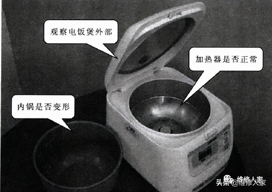 三洋電飯煲維修圖片電飯煲故障分析與檢修流程