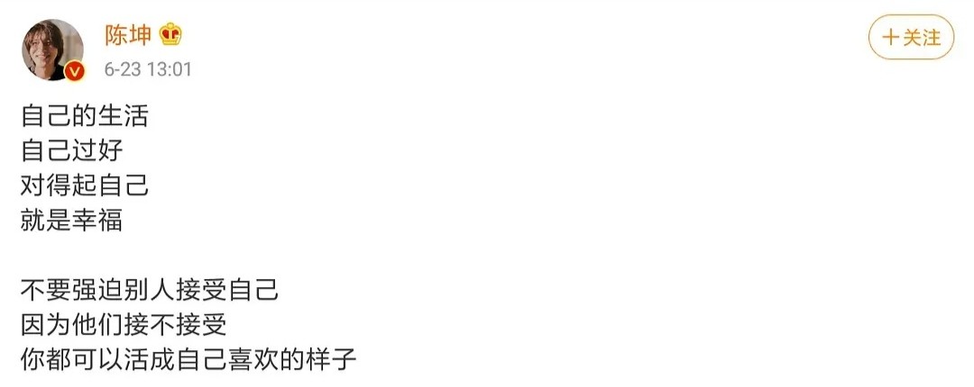 演员陈坤：亲情爱情都有泪，46岁仍未婚，将儿子当成全部