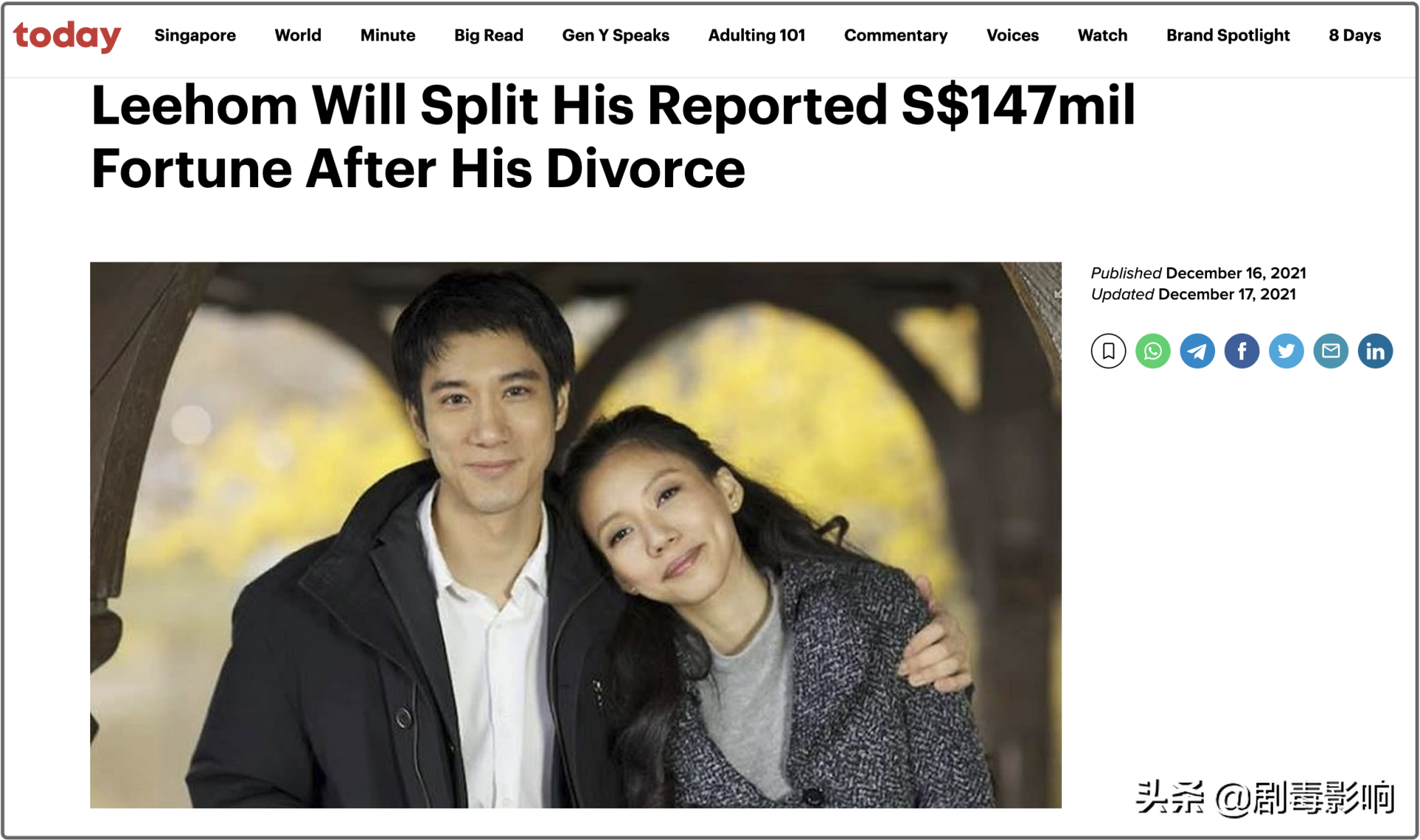 王力宏丢脸丢到国外，国际知名媒体曝光王力宏的离婚丑闻