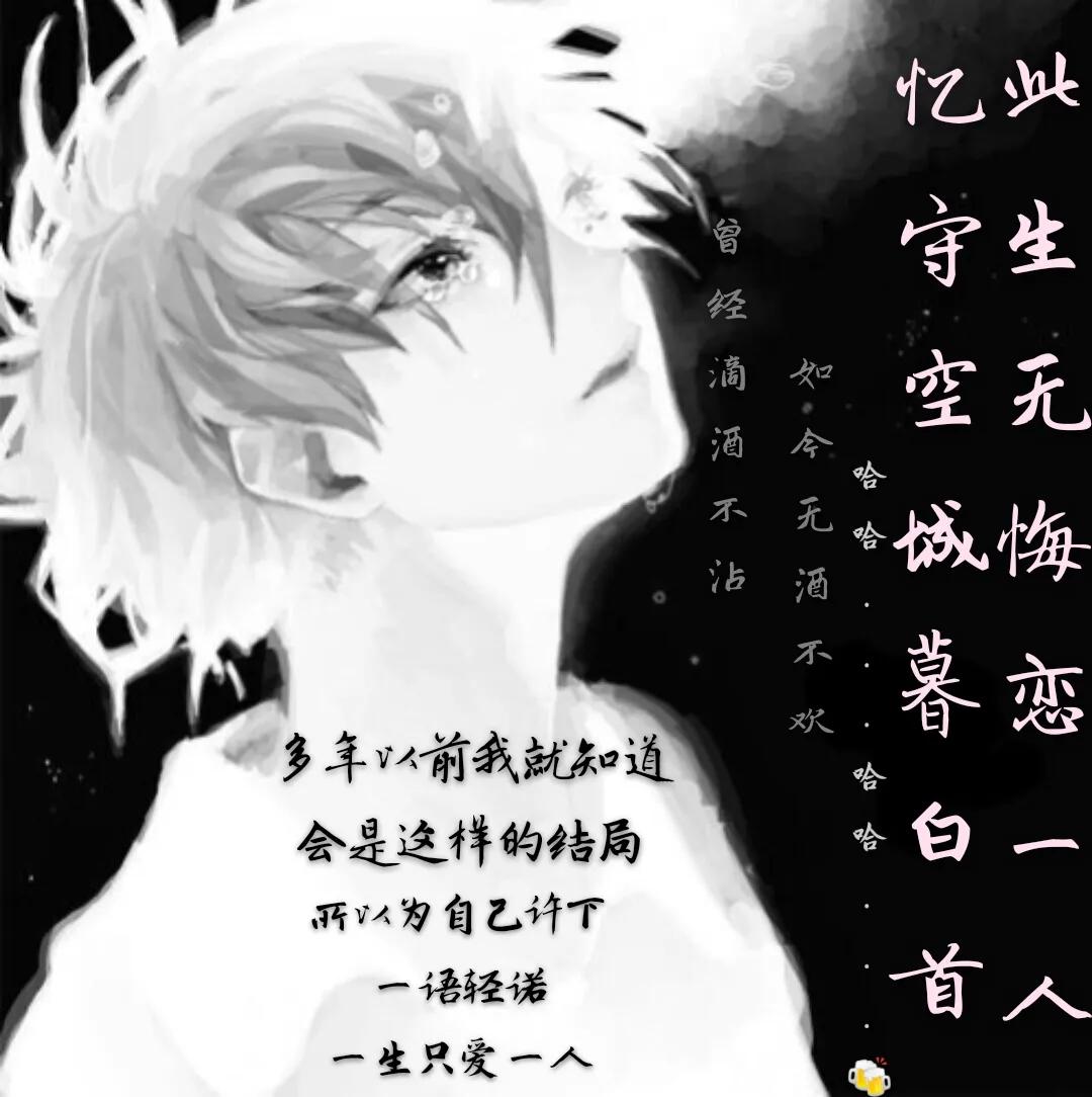 皆为原创，难再续，禁止挪用，唯情最殇