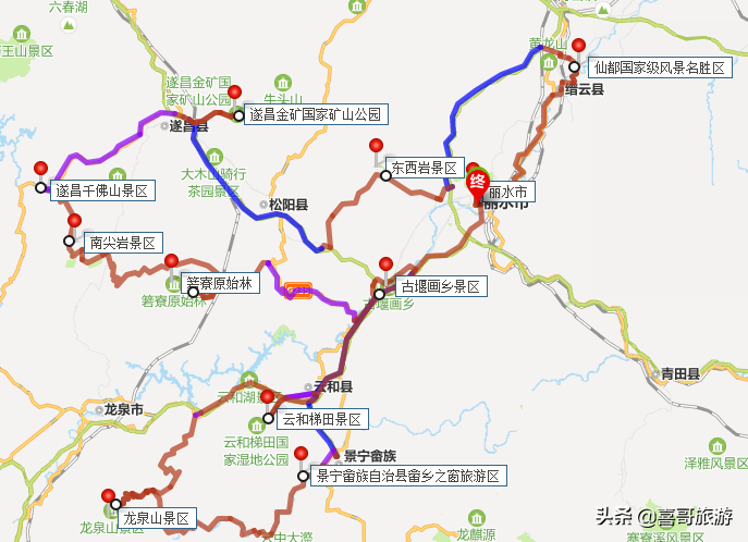 丽水旅游必去的景点丽水旅游必去的景点有哪些