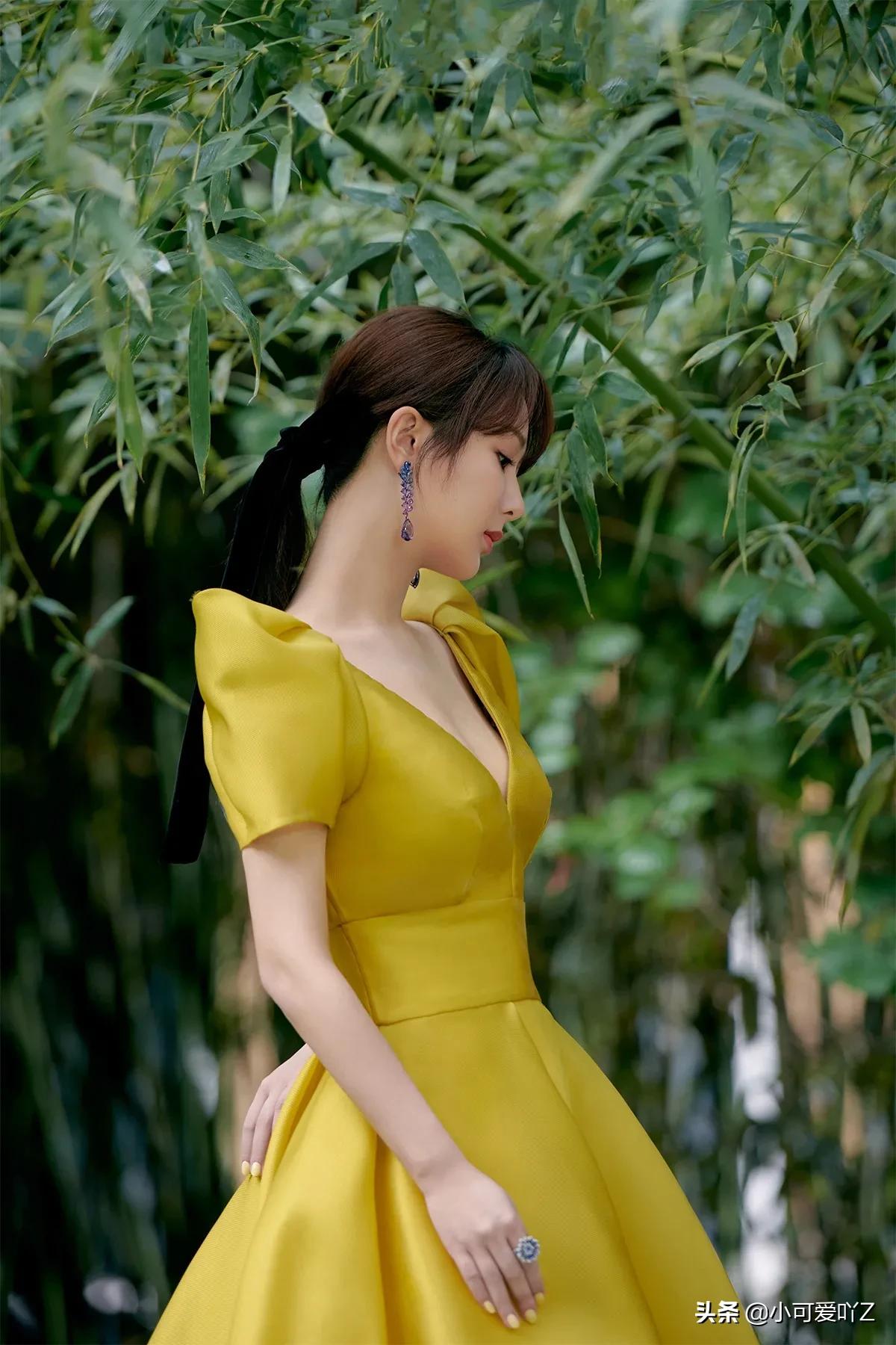 杨紫，美丽裙装，青春少女