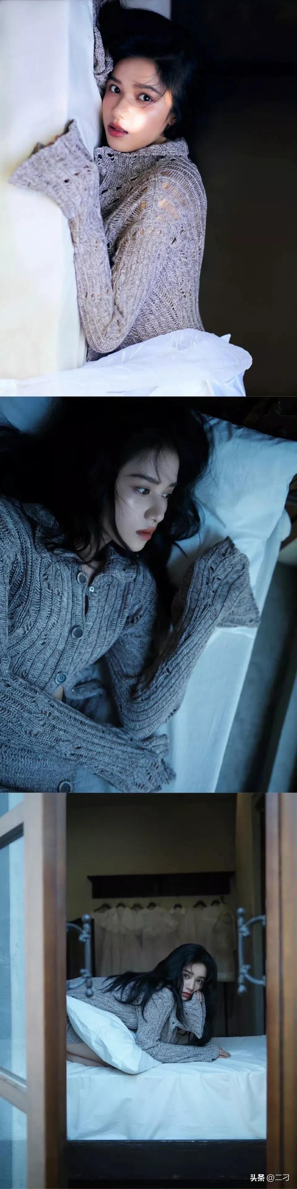 张婧仪 ​​​卷发造型真的好配